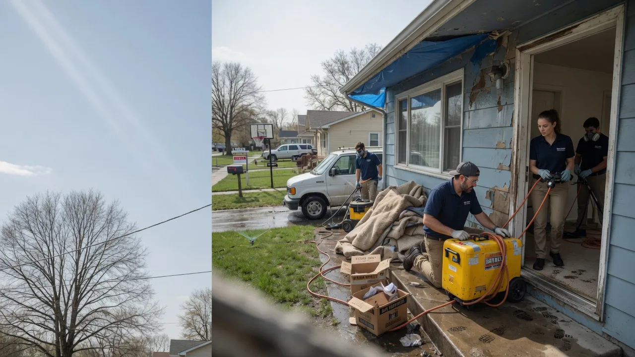 Basement Flood Cleanup in Spring Valley, IL near me